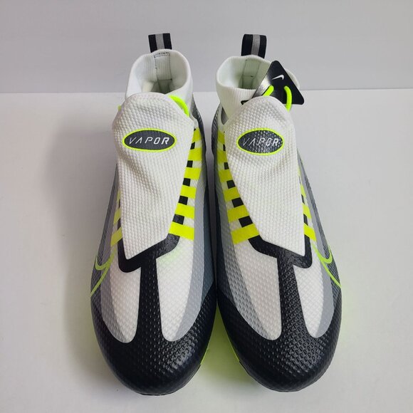 NEW Nike Vapor Edge Pro 360 Football Cleats DQ3670-071 Size 8 Gray Volt - Picture 2 of 7